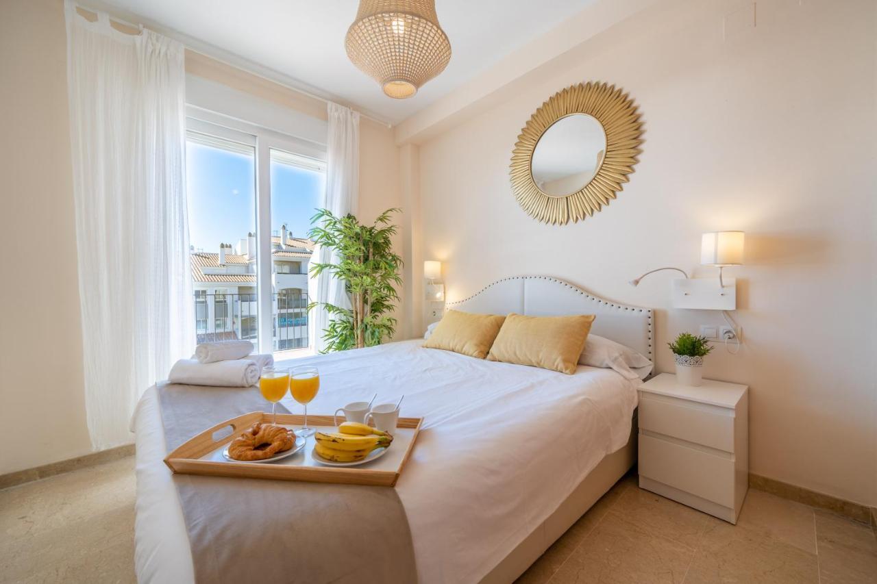 Apartamento Con Vistas Al Mar En Manilva Playa Exterior foto