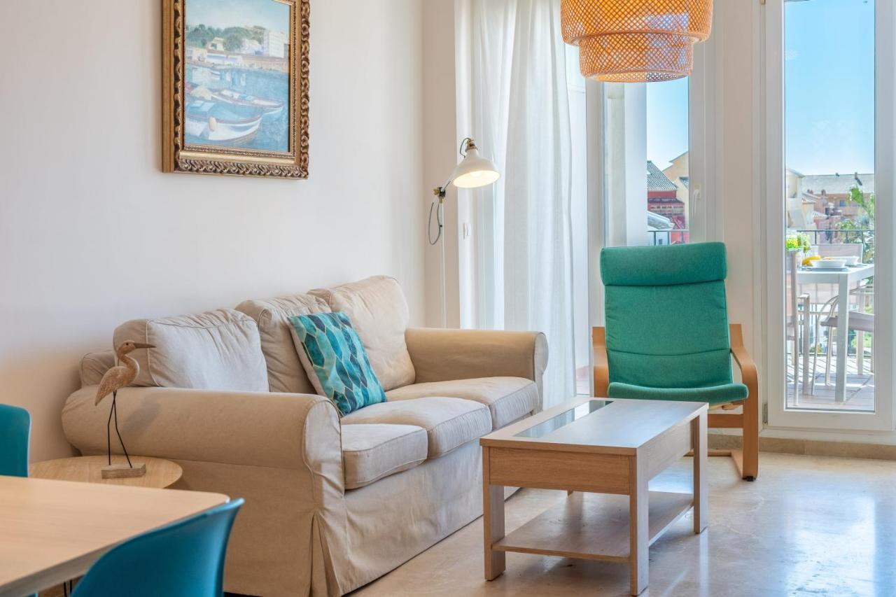 Apartamento Con Vistas Al Mar En Manilva Playa Exterior foto